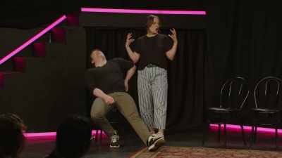 (audience laughing) - Bigger! With Brennan & Izzy
