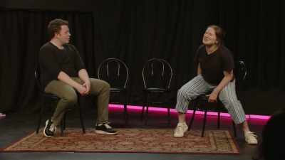 (audience laughing) - Bigger! With Brennan & Izzy