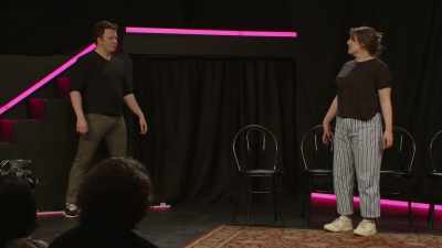 (audience laughing) - Bigger! With Brennan & Izzy