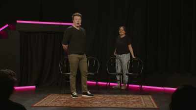 (audience laughing) - Bigger! With Brennan & Izzy