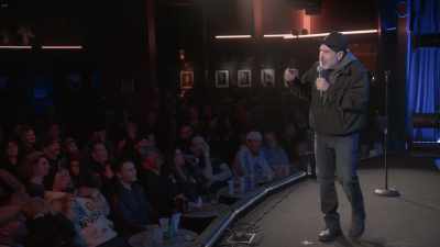 - [audience laughing]
- That's right. I was in the Boy Scouts. - Dave Attell: Hot Cross Buns