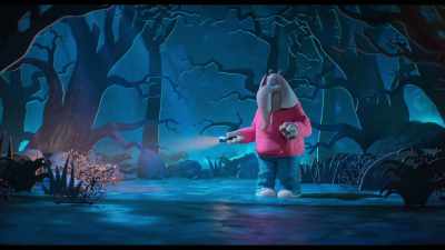 - [audience laughs]
- [branches rustling] - Sing: Thriller