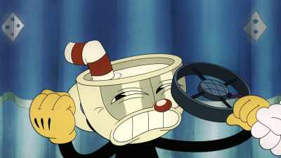 [audience laughs] - The Cuphead Show!