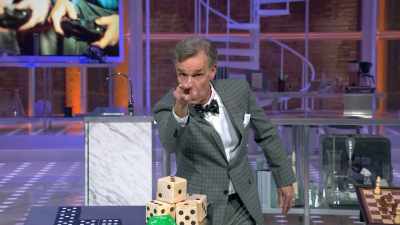[audience laughs] - Bill Nye Saves the World