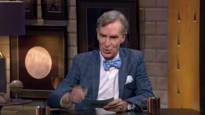 [audience laughs] - Bill Nye Saves the World