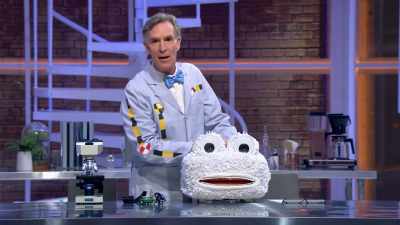 [audience laughs] - Bill Nye Saves the World