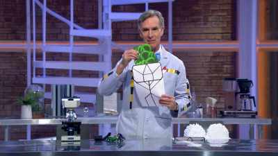 [audience laughs] - Bill Nye Saves the World