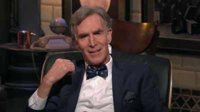 [audience laughs] - Bill Nye Saves the World