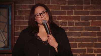 -[audience laughs]
-[smacks lips] - Adrienne Iapalucci: The Dark Queen