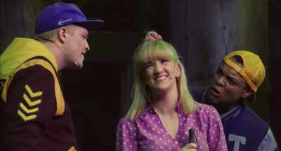 (audience snickering)
- Nah, we're talking - The Toxic Avenger: The Musical