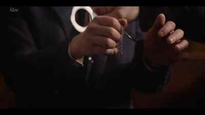 AUDIO SLOWS,
EXAGGERATES CLINK OF CHAIN - Grantchester