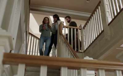 Aunt Aida's showing
another contractor around - Aurora Teagarden Mysteries: Haunted By Murder