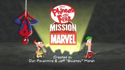 Aunt May, Phineas and Ferb are making
a crossover. - Phineas and Ferb