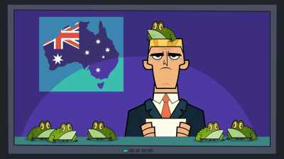 Australia is officially closed!
(Ribbit) - Total DramaRama
