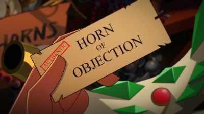 "Authentic Horn of Objection."
Oh, God. Please work. - Q-Force