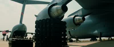 Autobot twins, report to Hangar Three. - Transformers: Revenge of the Fallen