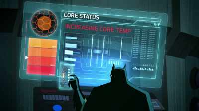 AUTOMATED VOICE: Core temperature
approaching critical mass. - Justice League Action
