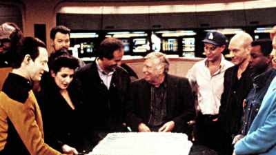 Avery was trying to find the
character at the same time, - The Center Seat: 55 Years of Star Trek