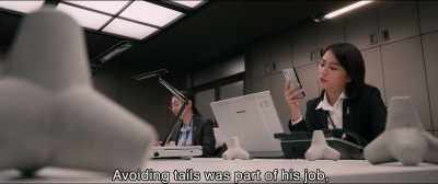 Avoiding tails was part of his job, - Shin Ultraman