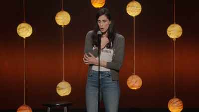 "Aw, my arm."
"Fuck, babe, are you okay?" - Sarah Silverman: Someone You Love