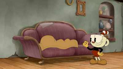 Aw, come on, Mugsy.
Three months will go by like that. - The Cuphead Show!