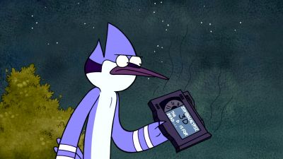 Aw dude, you put it in backwards! - Regular Show