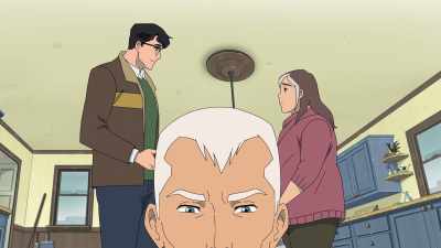 Aw, he's not the
friendliest man, - My Adventures with Superman
