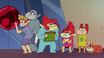 -Aw.
-I bet reading that book
is what got him possessed. - ThunderCats Roar