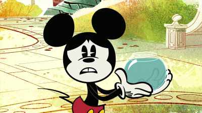 Aw, I wonder how he's doing
on his first day. - The Wonderful World of Mickey Mouse