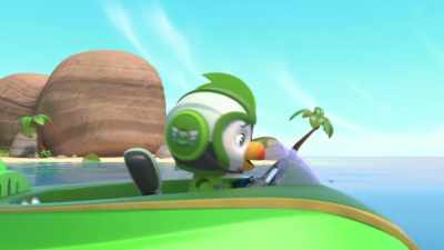 Aw, man, this backwards
slalom is really hard. - Top Wing