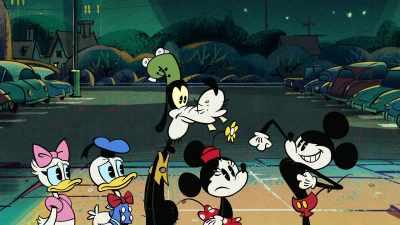 Aw, now where are we gonna skate? - The Wonderful World of Mickey Mouse