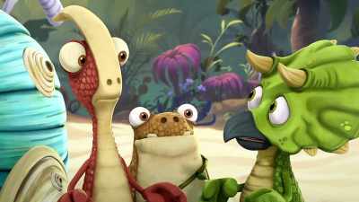 Aw, Rocky, your present is gone
and it's all my fault. - Gigantosaurus