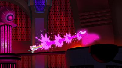 Aw, they're blasting away
at each other with
really cute death rays. - Phineas and Ferb