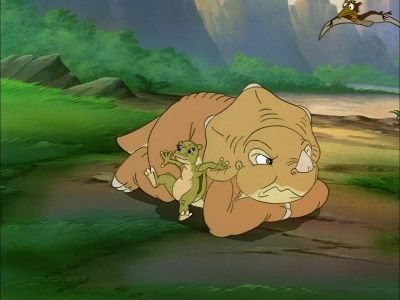 Aw it wasn't much fun anyway - The Land Before Time II: The Great Valley Adventure