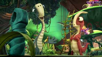 Aw, why do I always lose a turn? - Gigantosaurus