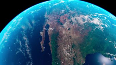 Away from the tropics, in higher latitudes, - Our Planet