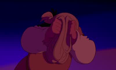 Awk, the lamp. - Aladdin