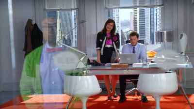 Aww, look at them.All nervous - Ugly Betty
