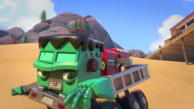 [Axyl gasps] - Mighty Monsterwheelies
