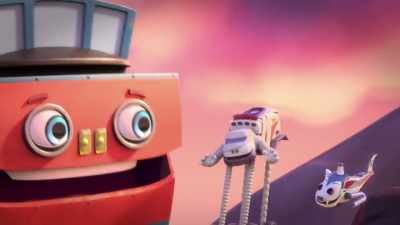-[Axyl] Oh, yeah!
-[laughter] - Mighty Monsterwheelies