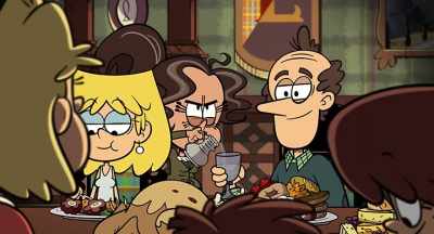Aye, m'lady.
What a happy clan we have. - The Loud House Movie