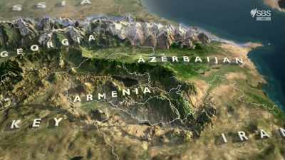 Azerbaijan is at war
with its neighbour Armenia - From Russia to Iran: Crossing Wild Frontier