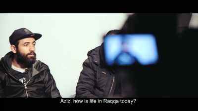 Aziz,
how is life in Raqqa today? - City of Ghosts