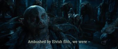 AZOG [IN BLACK SPEECH]: - The Hobbit: An Unexpected Journey