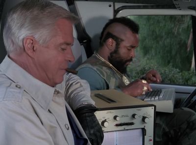 (B.A.)
Okay, Hannibal.
She's got the handles. - The A-Team