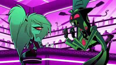 B-because I bought everyone
another shot! Hooray! [laughs] - Hazbin Hotel