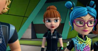 [B-Team chuckles] - Spy Kids: Mission Critical
