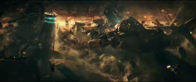 The ship will touch down over the Atlantic. - Independence Day: Resurgence