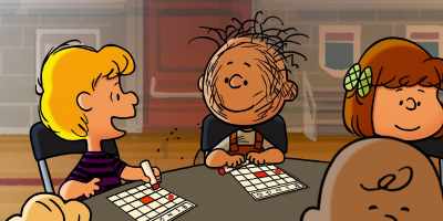 B9. The first number is B9. - Snoopy Presents: Lucy's School