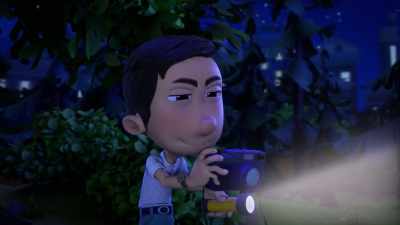 - Ba-ba-boo!
- Aah! Who said "boo?" - Team Zenko Go